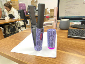 KTX-879571 Portable USB Rechargeable Hair Straightener for Curling and Straightening - Multiple Colors Available