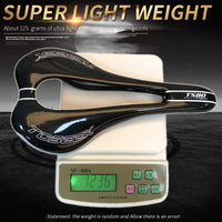 HKM-015955 Carbon Fiber Bicycle Saddle with Large Hollow Design for Enhanced Comfort