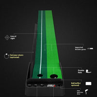 HKM-863315 Indoor Golf Putting Mat for Year-Round Practice and Skill Improvement