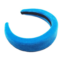 HKM-850195 Flannelette Sponge Cloth Hair Band in 10 Colors - 4cm Width, 11.5cm Inner Diameter