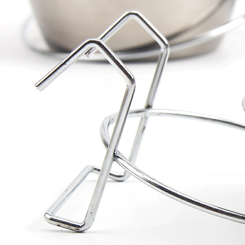 HKM-634899 Hanging Stainless Steel Dog Food Bowl - Available in Small, Medium, and Large Sizes