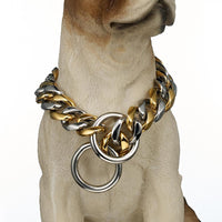 HKM-247827 Stainless Steel Dog Chain Collar for Large Breeds - Durable and Prevents Breaking