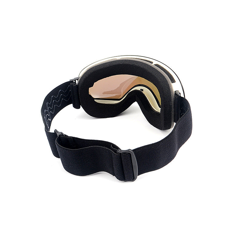 KTX-160211 Dual Layer Anti-Fog Skiing Goggles with Mirror Lens