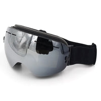 HKM-160211 Dual Layer Anti-Fog Skiing Goggles with Mirror Lens