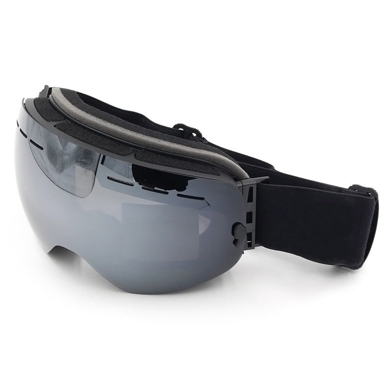 KTX-160211 Dual Layer Anti-Fog Skiing Goggles with Mirror Lens