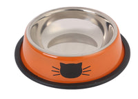 HKM-158035 Stainless Steel Non-Slip Pet Feeding Bowls - Multicolor Set for Cats and Dogs