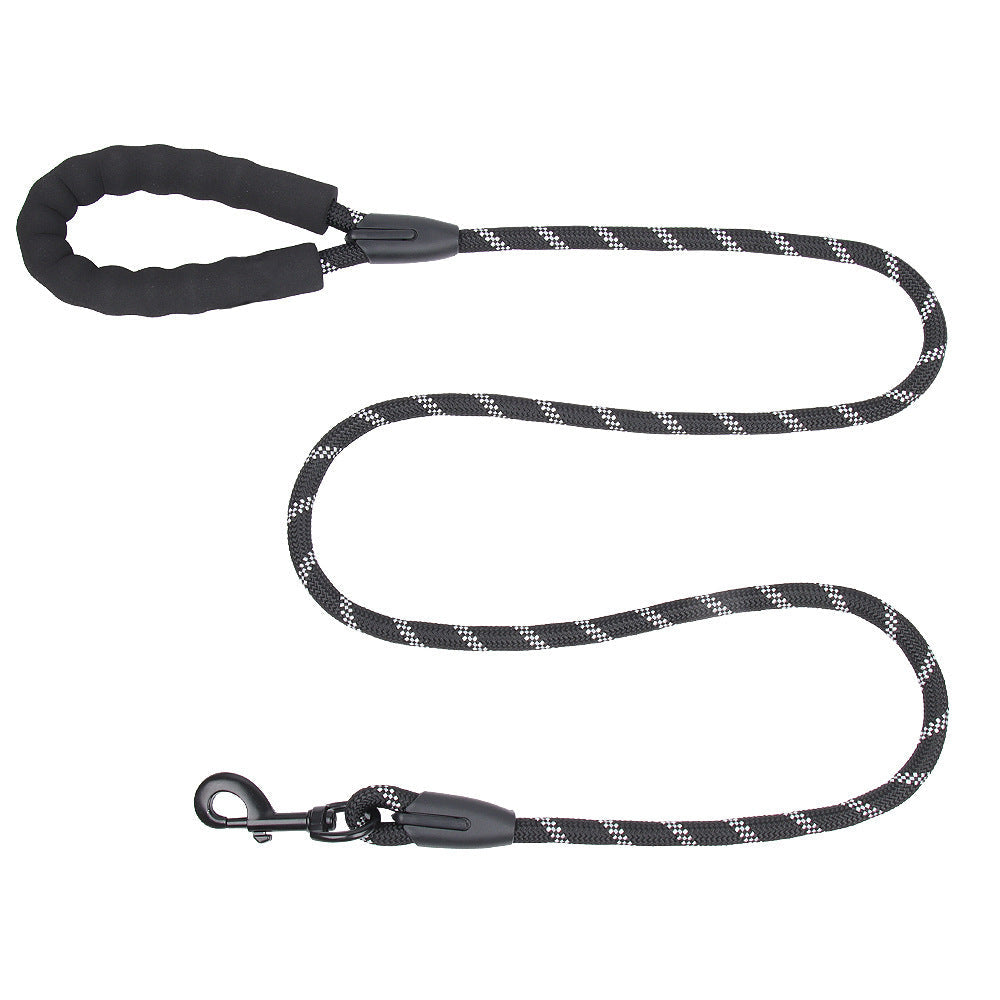 HKM-067347 Reflective Nylon Dog Leash for Medium and Large Breeds - Multi-Color Options Available