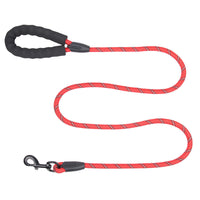 HKM-067347 Reflective Nylon Dog Leash for Medium and Large Breeds - Multi-Color Options Available