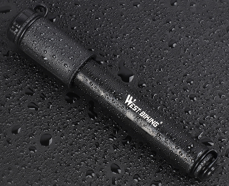 HKM-418387 Portable High-Pressure Bicycle Inflator with Flexible Hose for Easy Tire Inflation