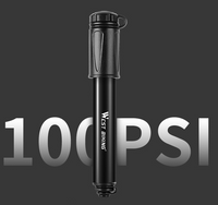 HKM-418387 Portable High-Pressure Bicycle Inflator with Flexible Hose for Easy Tire Inflation