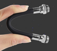 HKM-418387 Portable High-Pressure Bicycle Inflator with Flexible Hose for Easy Tire Inflation
