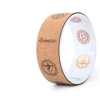 HKM-986323 Cork Yoga Wheel for Enhanced Flexibility and Balance Training