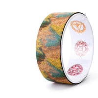 HKM-986323 Cork Yoga Wheel for Enhanced Flexibility and Balance Training