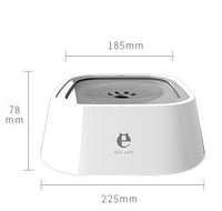 HKM-189651 Pet Water Bowl for Dogs and Cats - Durable ABS + PP Material in Blue, White, Grey, Pink