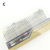 HKM-693011 30-Piece Diamond Polishing Tool Set with Alloy Grinding Heads