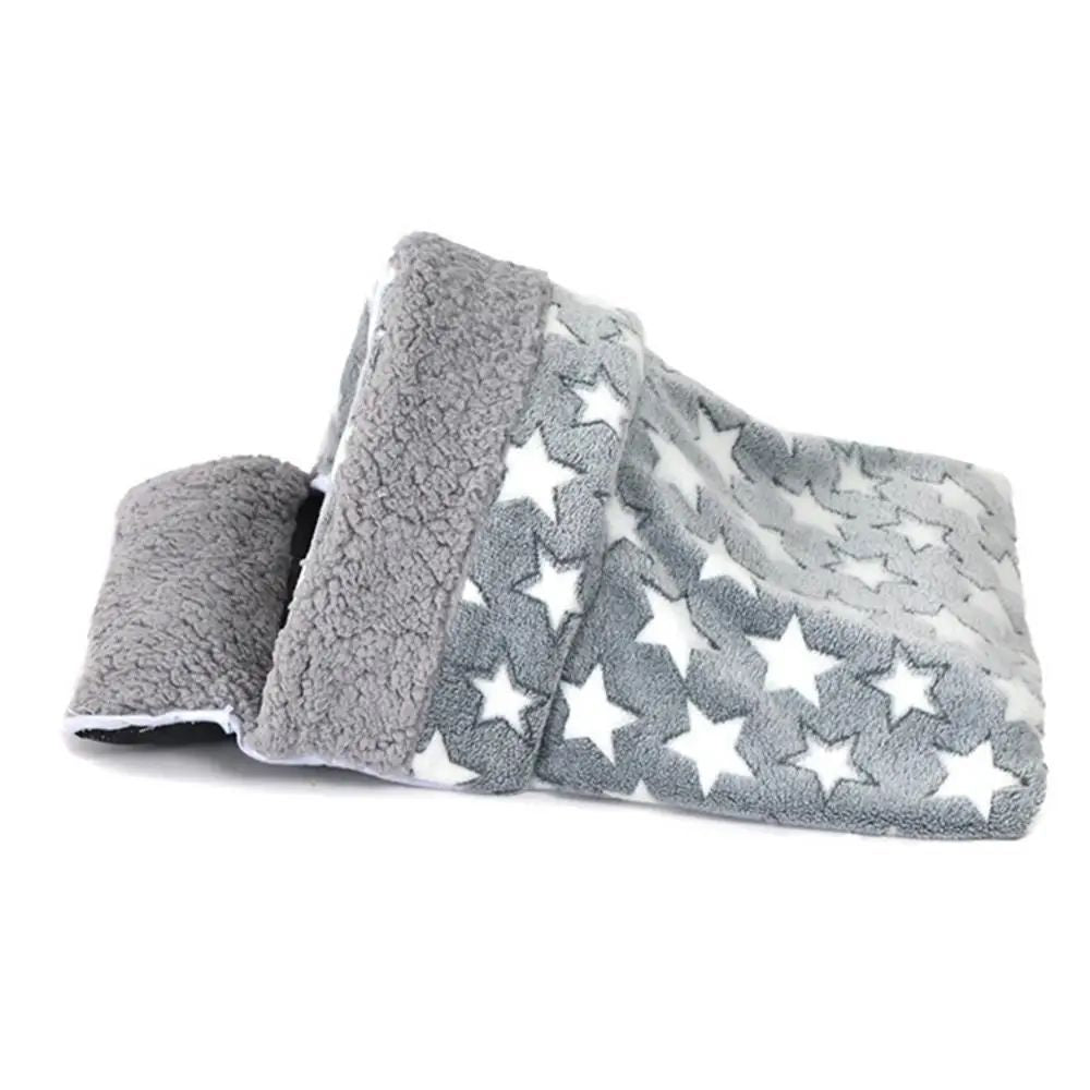 HKM-530835 Cozy Arch-Shaped Cat Sleeping Bag for Comfortable Burrowing - Washable Enclosed Snuggle Sack
