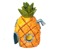 HKM-548947 Pineapple Aquarium Decoration for Fish Tanks - Safe Resin Structure, 7.5 x 7.5 x 13 cm