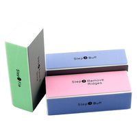 HKM-790163 Nail Four-Sided Sponge Polishing Block - Smooths and Enhances Nail Appearance