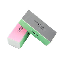 HKM-790163 Nail Four-Sided Sponge Polishing Block - Smooths and Enhances Nail Appearance