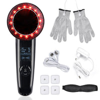 HKM-134739 6-in-1 Ultrasonic Beauty Tool with EMS and Color Light Therapy