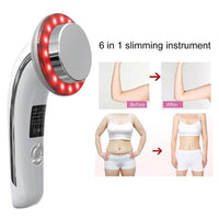 HKM-134739 6-in-1 Ultrasonic Beauty Tool with EMS and Color Light Therapy
