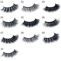 HKM-386643 Three-Dimensional Handmade Mink Hair Multi-Layer False Eyelashes