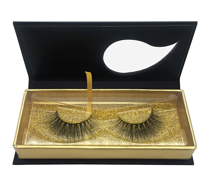 HKM-386643 Three-Dimensional Handmade Mink Hair Multi-Layer False Eyelashes