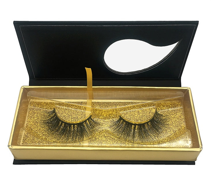 HKM-386643 Three-Dimensional Handmade Mink Hair Multi-Layer False Eyelashes