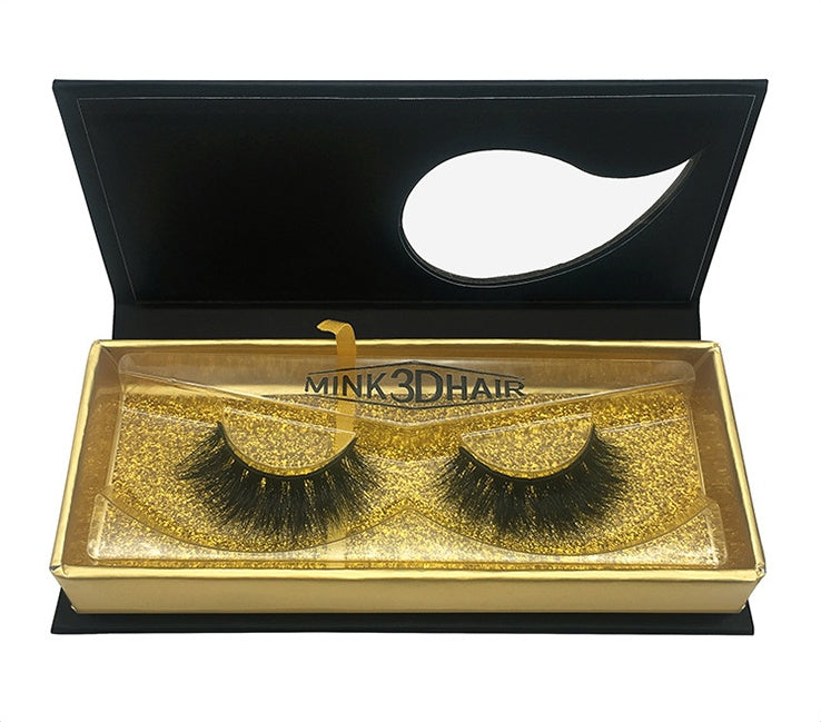 HKM-386643 Three-Dimensional Handmade Mink Hair Multi-Layer False Eyelashes