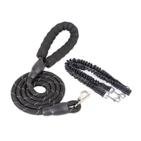 HKM-031123 Dual Head Nylon Traction Belt for Dogs - Available in Sizes S and M
