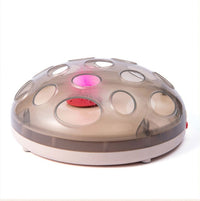 HKM-044115 Interactive Electric Cat Toy Carousel for Engaging Play and Mental Stimulation - ABS Material, Non-Slip Base, Easy Operation