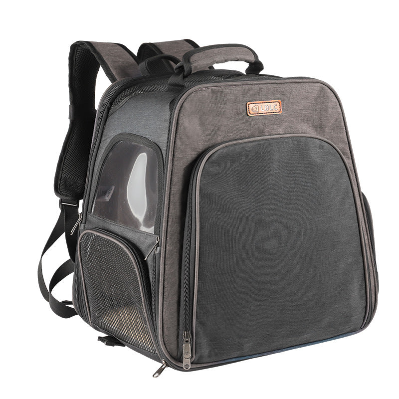HKM-312339 Cat-Friendly Shoulder Backpack for Comfortable Pet Travel