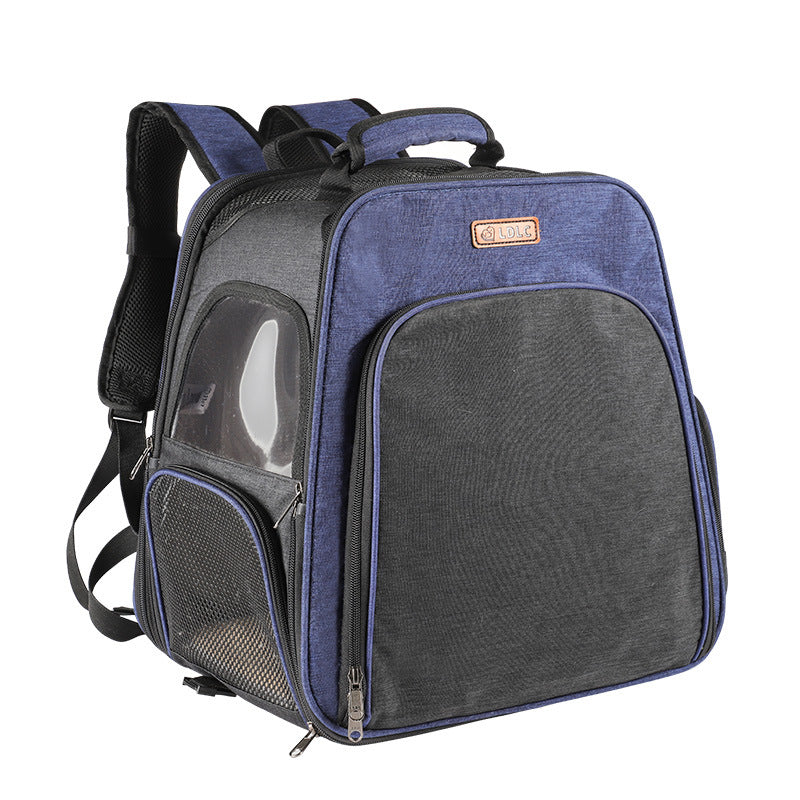 HKM-312339 Cat-Friendly Shoulder Backpack for Comfortable Pet Travel