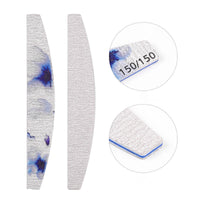 HKM-918931 Nail Rubbing Strip Set - 6 Flower Style Nail Buffing Tools for All Skin Types