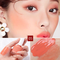 HKM-420243 Long-lasting Liquid Blush with Gel Cream Texture for Natural Glow, Easy Application on All Skin Types