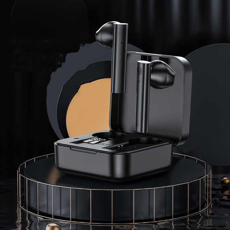 KTX-590099 Wireless Bluetooth Sports Earbuds with NFC and Voice Control - Stereo Sound, Dual or Single Ear, 10m Range, Black and White Options