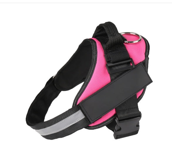 HKM-651731 Adjustable No-Pull Dog Harness with Mesh Padded Vest for Small to Large Breeds