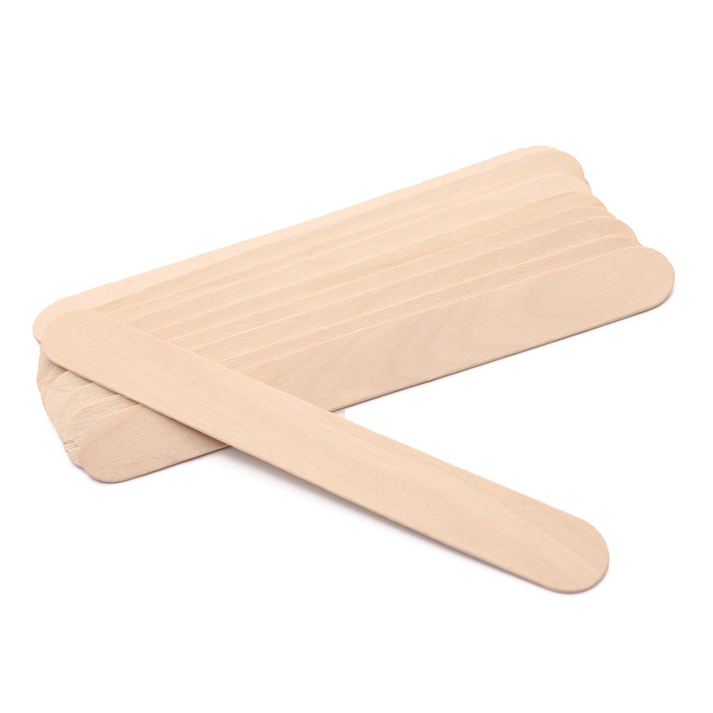 HKM-573715 Birch Material Hair Removal Wax Scraping Stick for All Skin Types