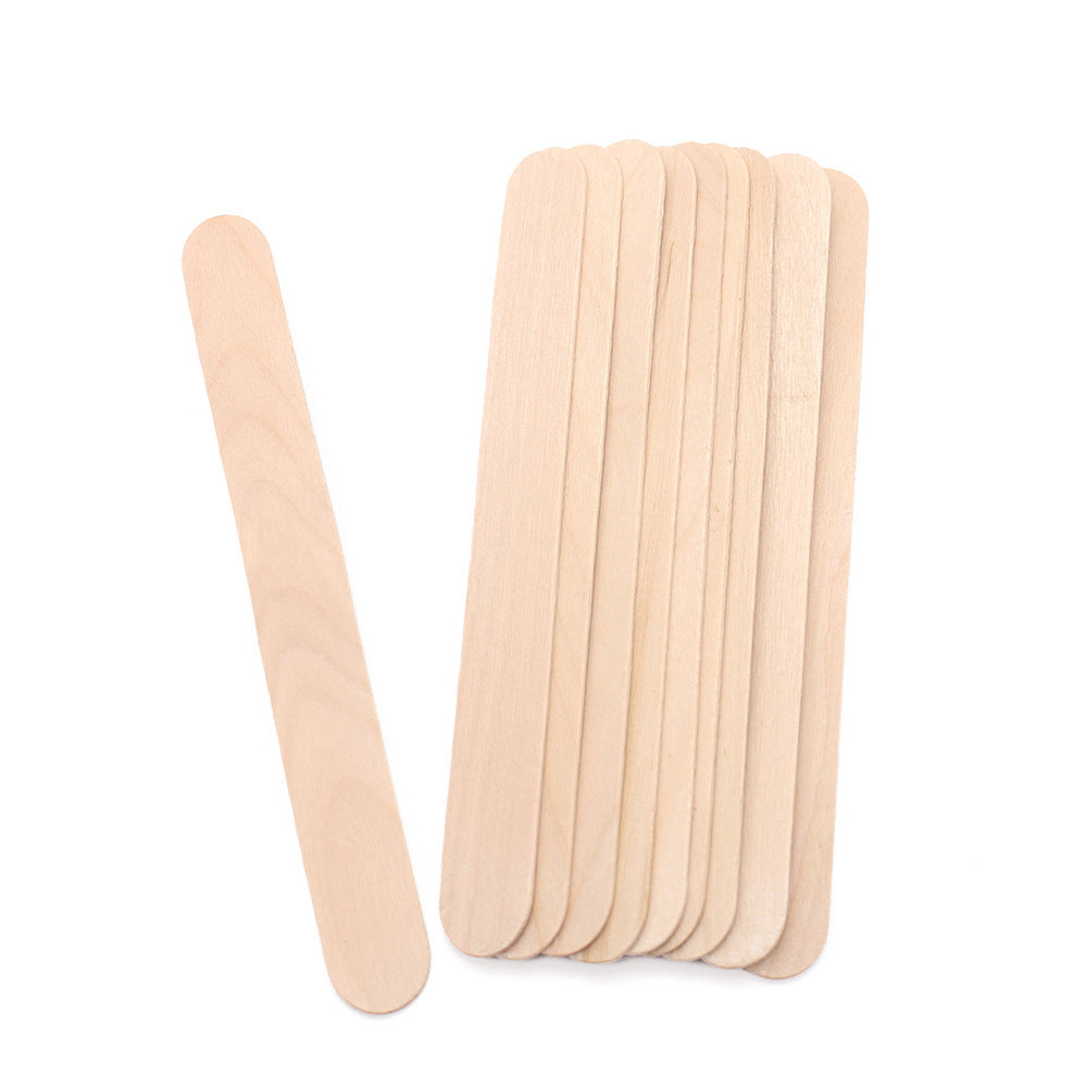 HKM-573715 Birch Material Hair Removal Wax Scraping Stick for All Skin Types