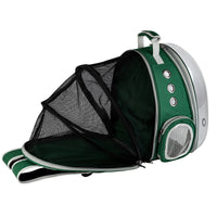 HKM-955987 360-Degree Transparent Bubble Backpack Carrier for Pets - Lightweight and Breathable Rucksack Suitable for Small Dogs and Rabbits