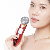 HKM-408723 Photon Lifting and Rejuvenating Cleansing Instrument with Ultrasonic Vibration - USB Power Supply