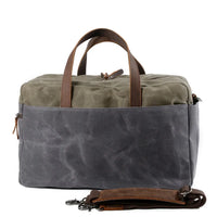HKM-859091 Vintage Batik Canvas Travel Duffel Bag with Large Capacity and Multi-Colour Options