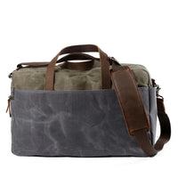 HKM-859091 Vintage Batik Canvas Travel Duffel Bag with Large Capacity and Multi-Colour Options