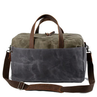 HKM-859091 Vintage Batik Canvas Travel Duffel Bag with Large Capacity and Multi-Colour Options
