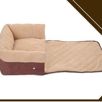 HKM-390547 Removable and Washable Thick Lint Pet Bed with Blanket - Moisture-Proof and Non-Slip Design