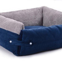 HKM-390547 Removable and Washable Thick Lint Pet Bed with Blanket - Moisture-Proof and Non-Slip Design