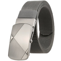 HKM-487571 Custom Leather Belt with Nylon Woven Tape and Tungsten Buckle - Model Ly36-23547-1