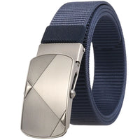 HKM-487571 Custom Leather Belt with Nylon Woven Tape and Tungsten Buckle - Model Ly36-23547-1