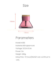 HKM-790931 Stylish USB Spray Humidifier with 200ml Capacity and 10-Hour Runtime
