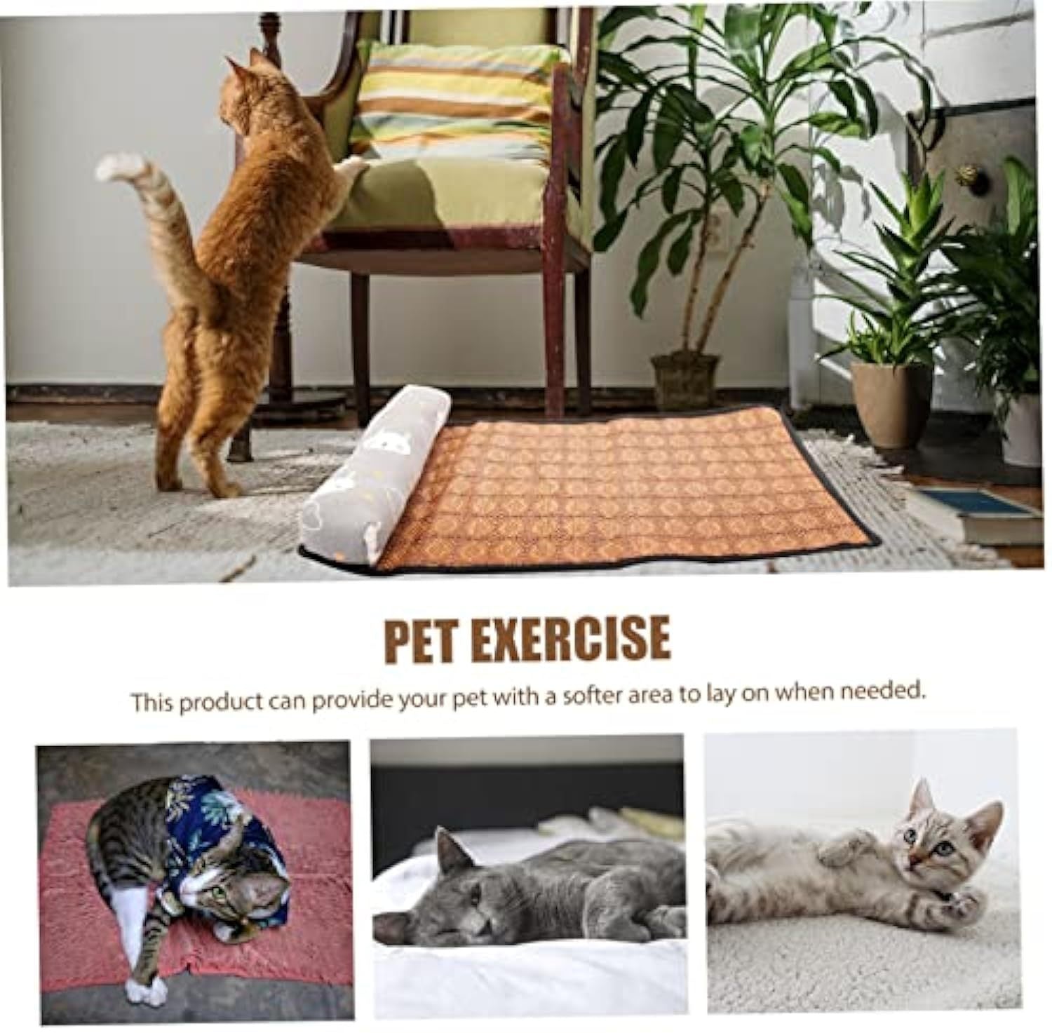 HKM-088403 Pet Cooling Mat - Ice Silk Pad for Comfortable Summer Relief for Dogs and Cats